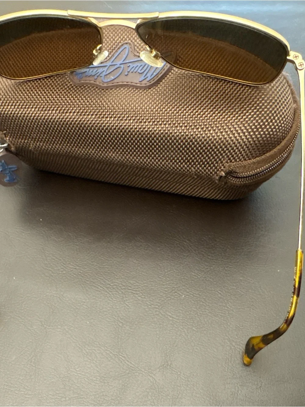 Maui Jim Wiki Wiki MJ 246-16 Titanium Sunglasses Size 59-17-120